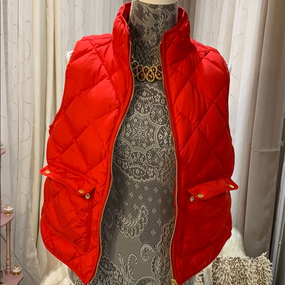J. Crew Red Vest